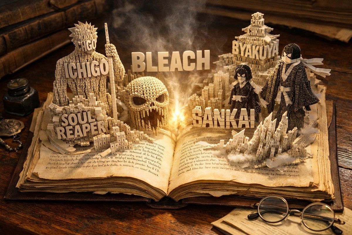 Open Book Typography Transforming into 3D Story Worlds(2)