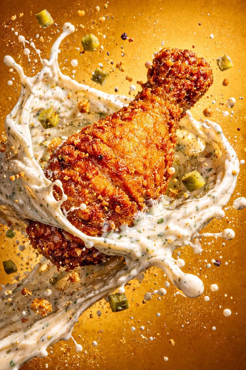Mythic Fried Chicken Leg in Molten Sauce(2)