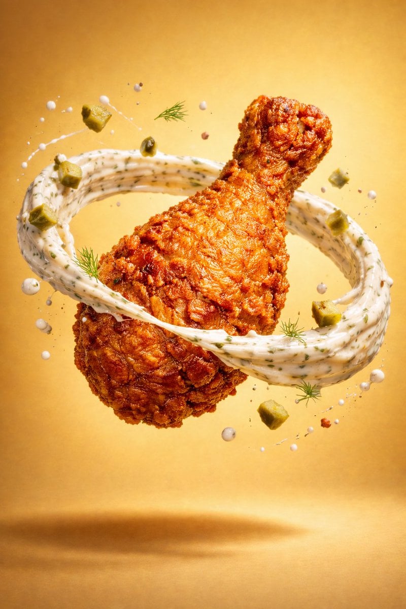 Mythic Fried Chicken Leg in Molten Sauce(3)