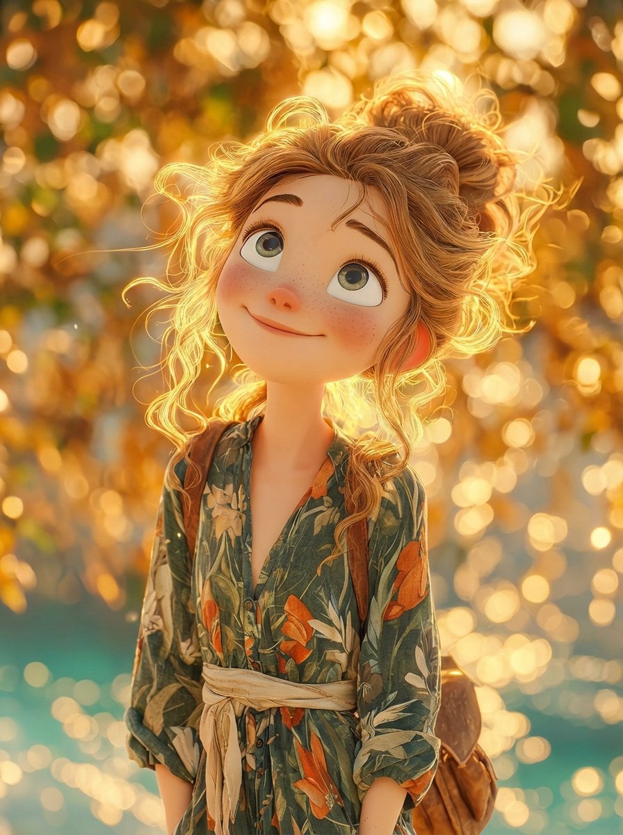 Cinematic 3D Animated Fantasy Girl (2)