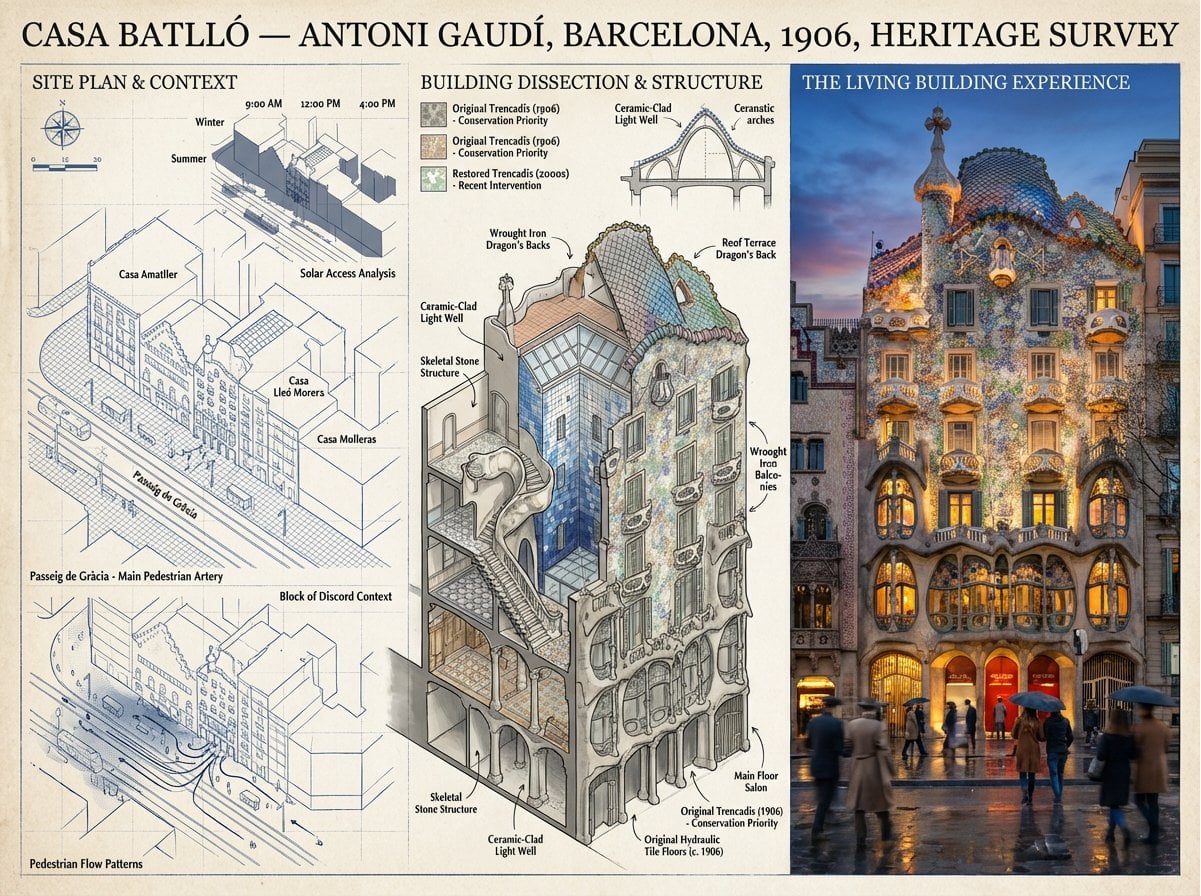 Heritage Building Survey Board with Cutaway Axonometric(2)