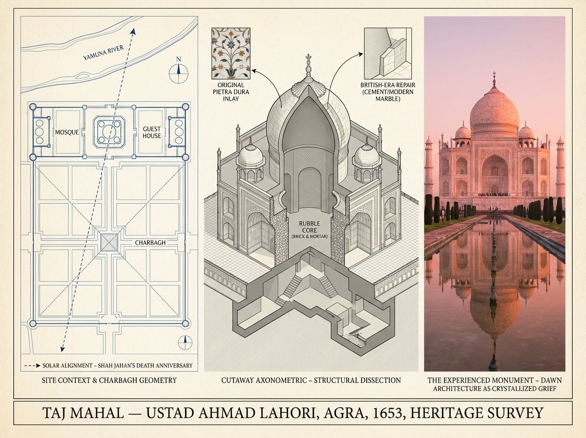 Heritage Building Survey Board with Cutaway Axonometric(3)