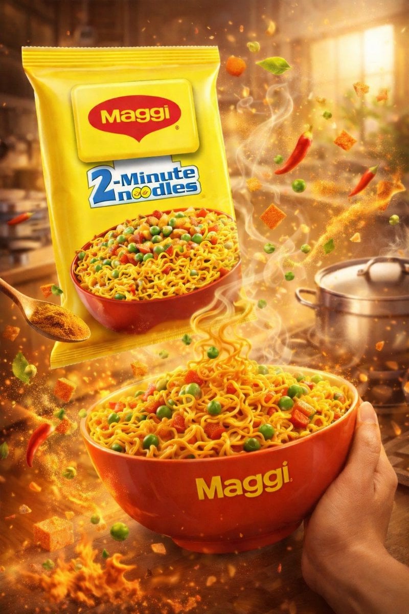 Fiery Maggi Spicy Masala Noodles Hero Ad(2)