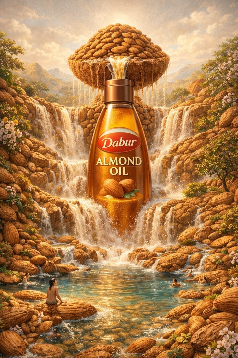 Surreal Ingredient Landscape Oil Bottle Poster(3)