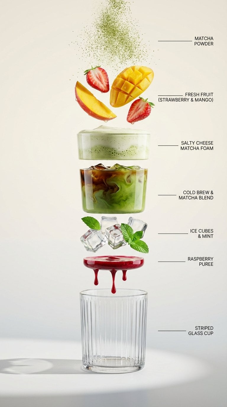 Chocolate Coffee Drink Exploded View Infographic(2)