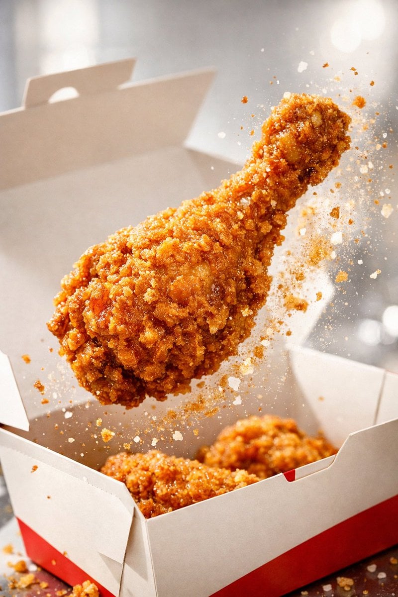 Hyper-Visual Fried Chicken Action Series(4)