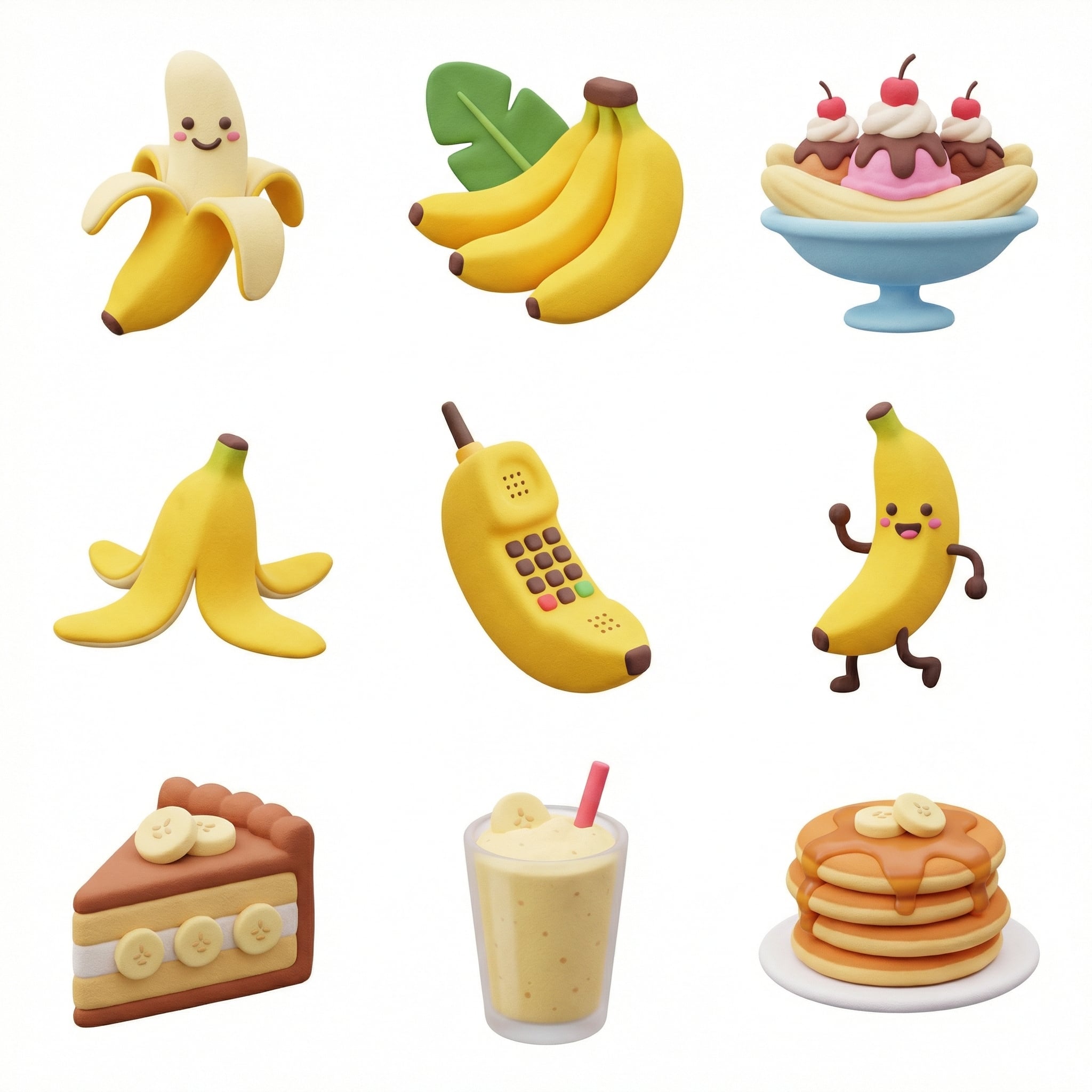 Colorful 3D Themed Icon Grid Collection(2)