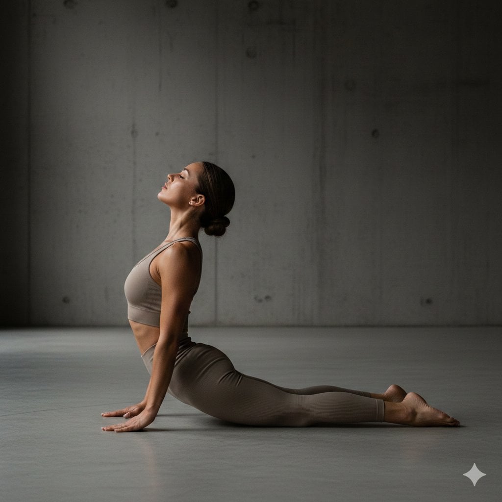 Athletic Flex Pose Fitness Editorial Portrait