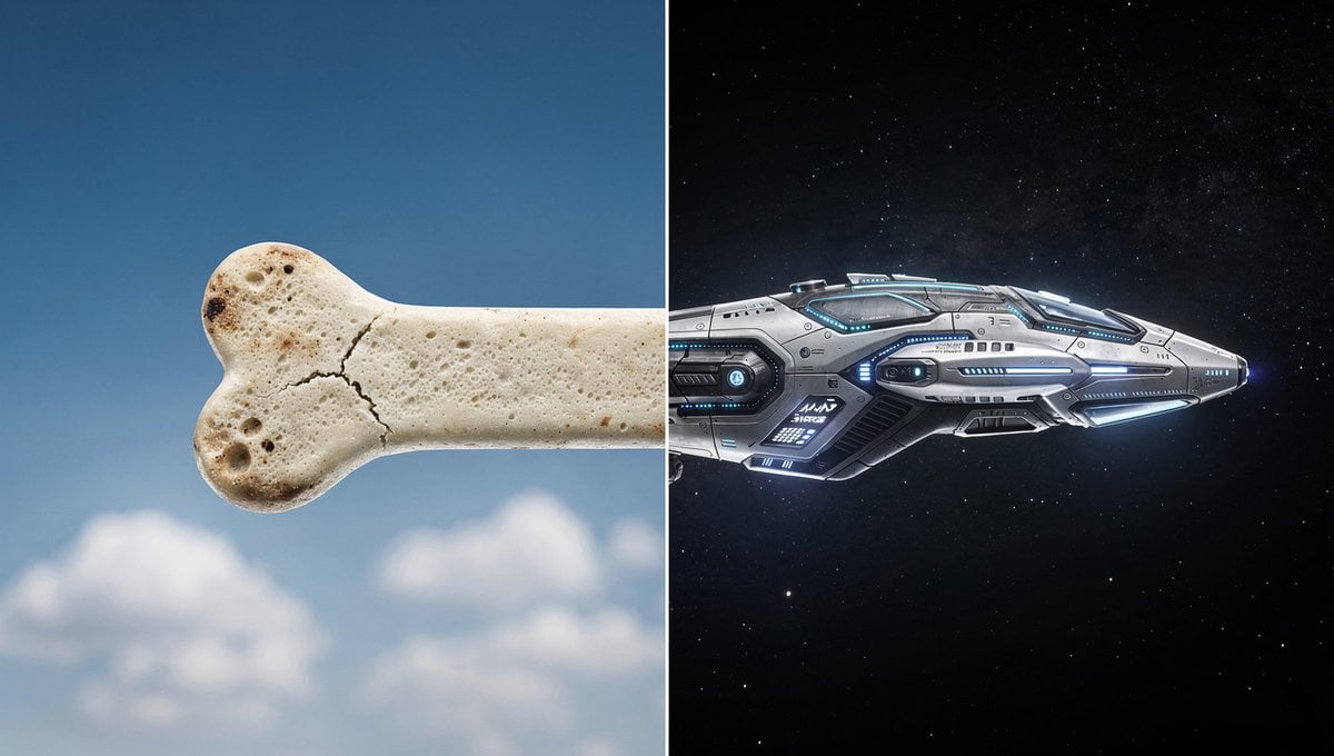Photoreal Bone-to-Spacecraft Split Concept Art(4)