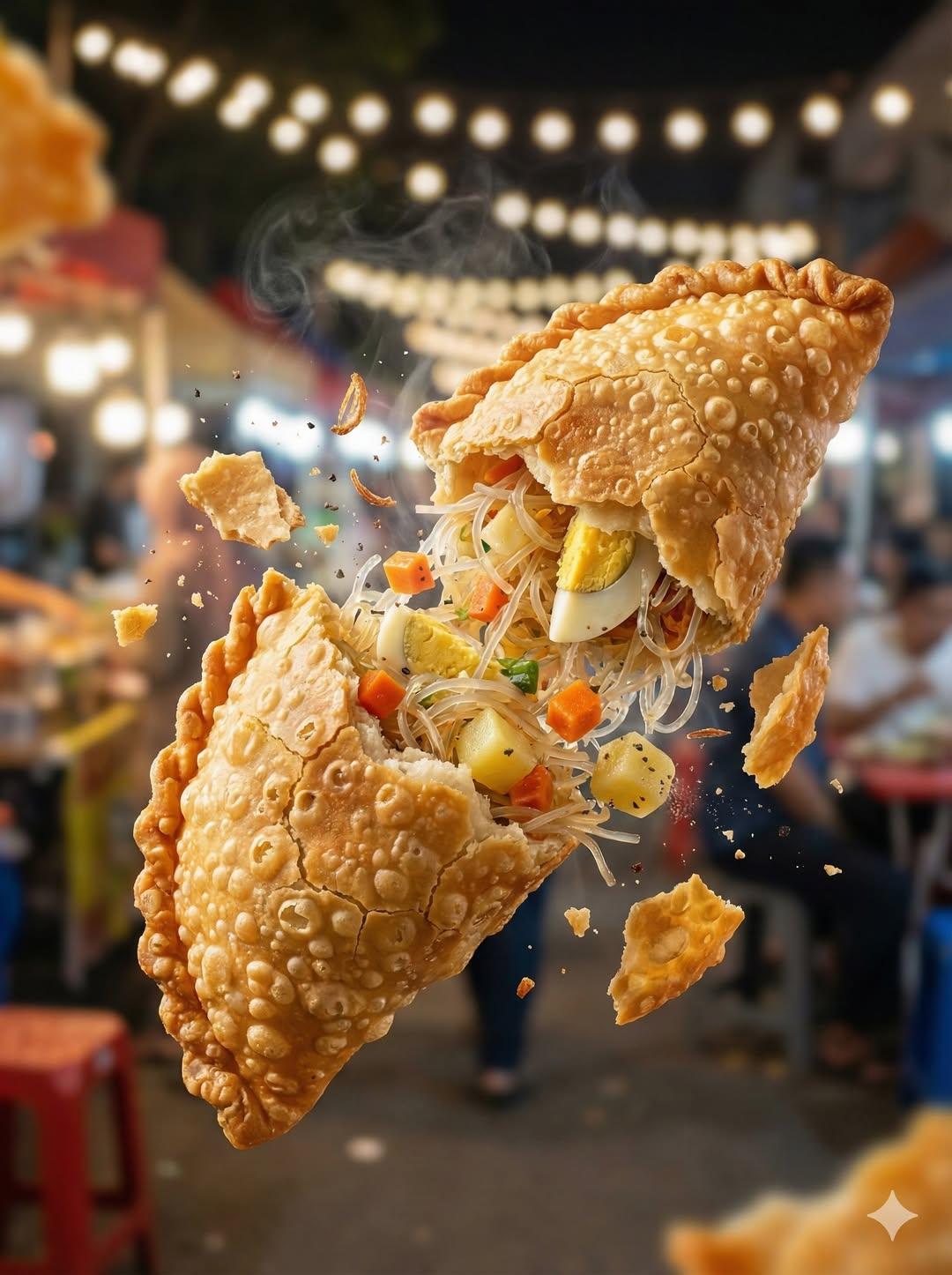 Crispy Martabak Telur Macro Food Photo(3)