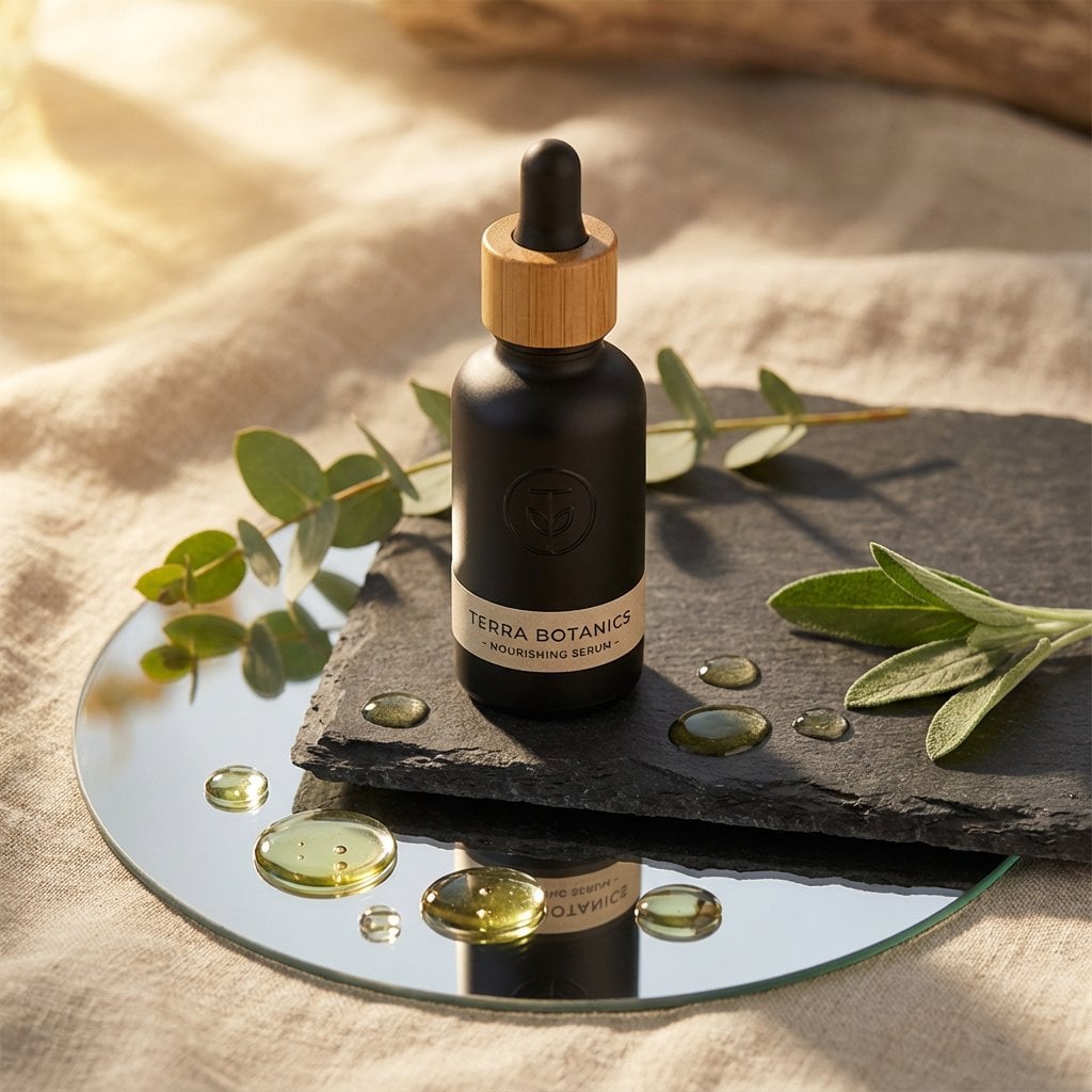 Luxury Product Shot on Mirror and Textured Slab(3)