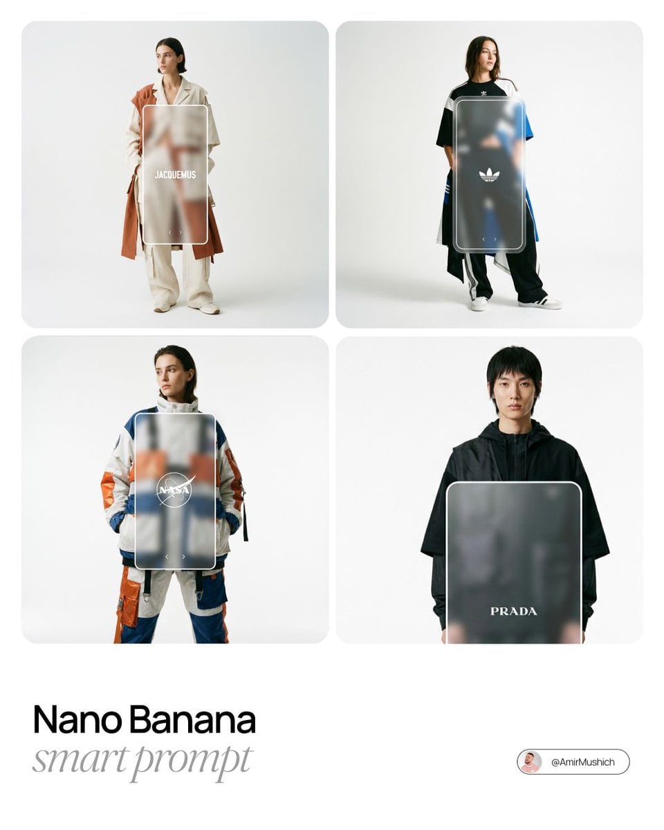 Avant-Garde Streetwear Lookbook with Frosted UI Overlay