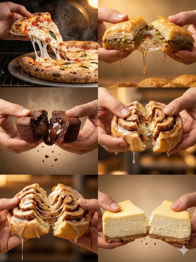 Cinematic Food Pull Action Photography Series