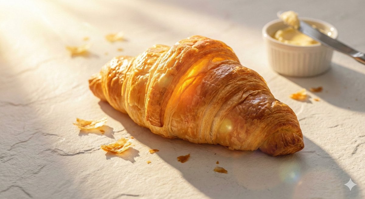 Golden Hour Food Hero Shot on Minimal White Set