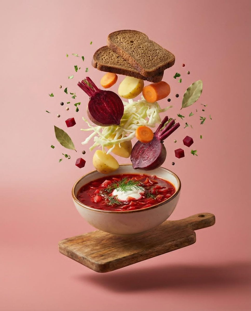 Deconstructed Food Levitation Photography Series(2)
