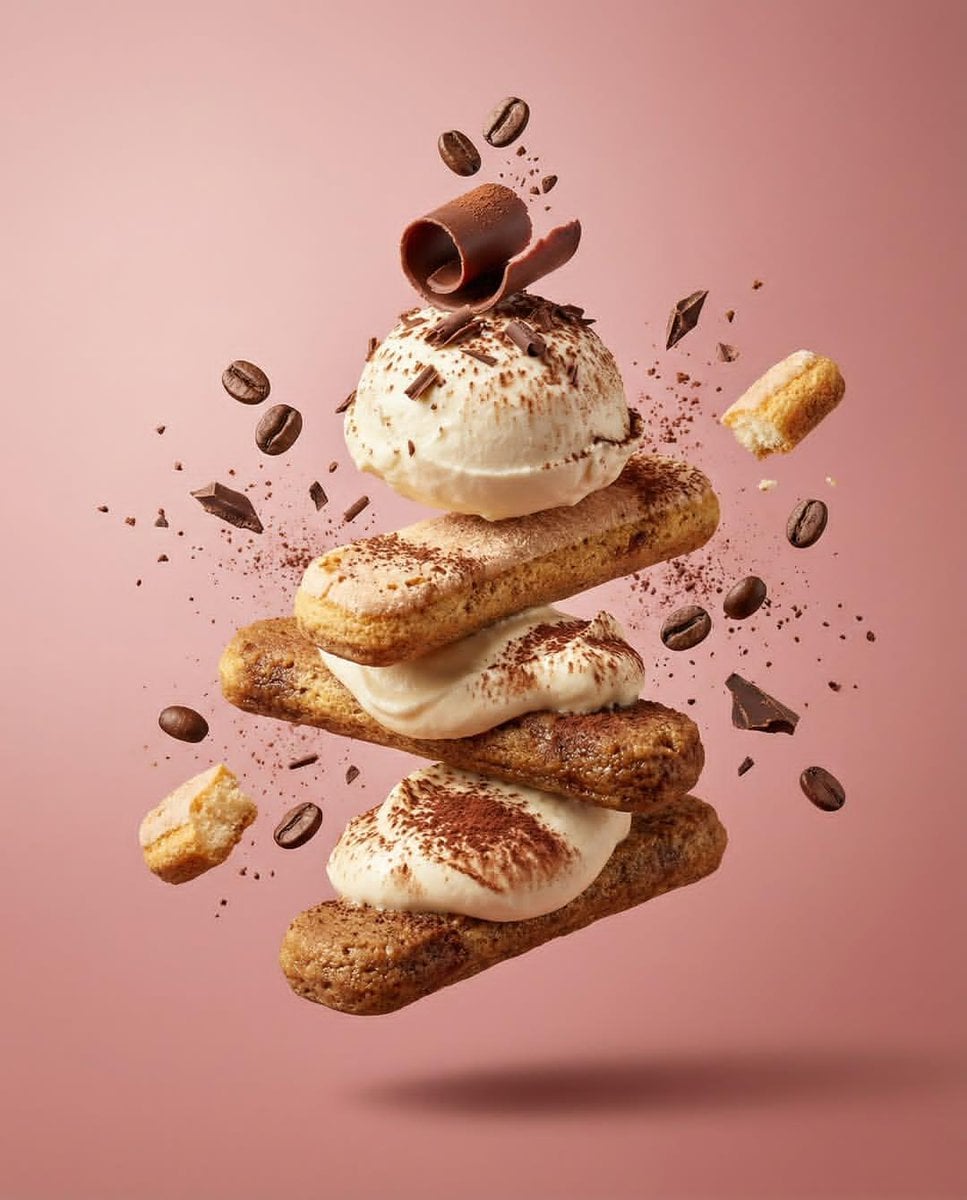 Deconstructed Food Levitation Photography Series(3)
