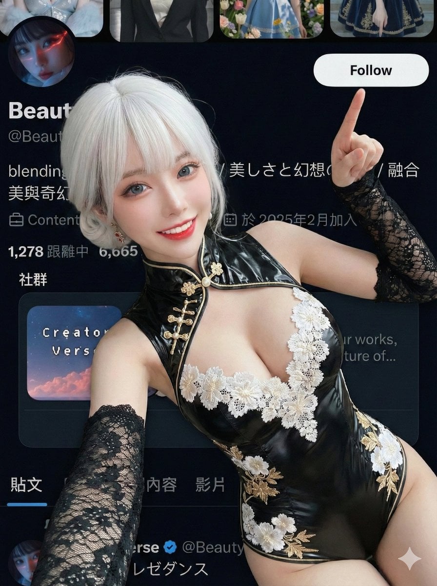High-Angle Influencer Follow Gesture Composite