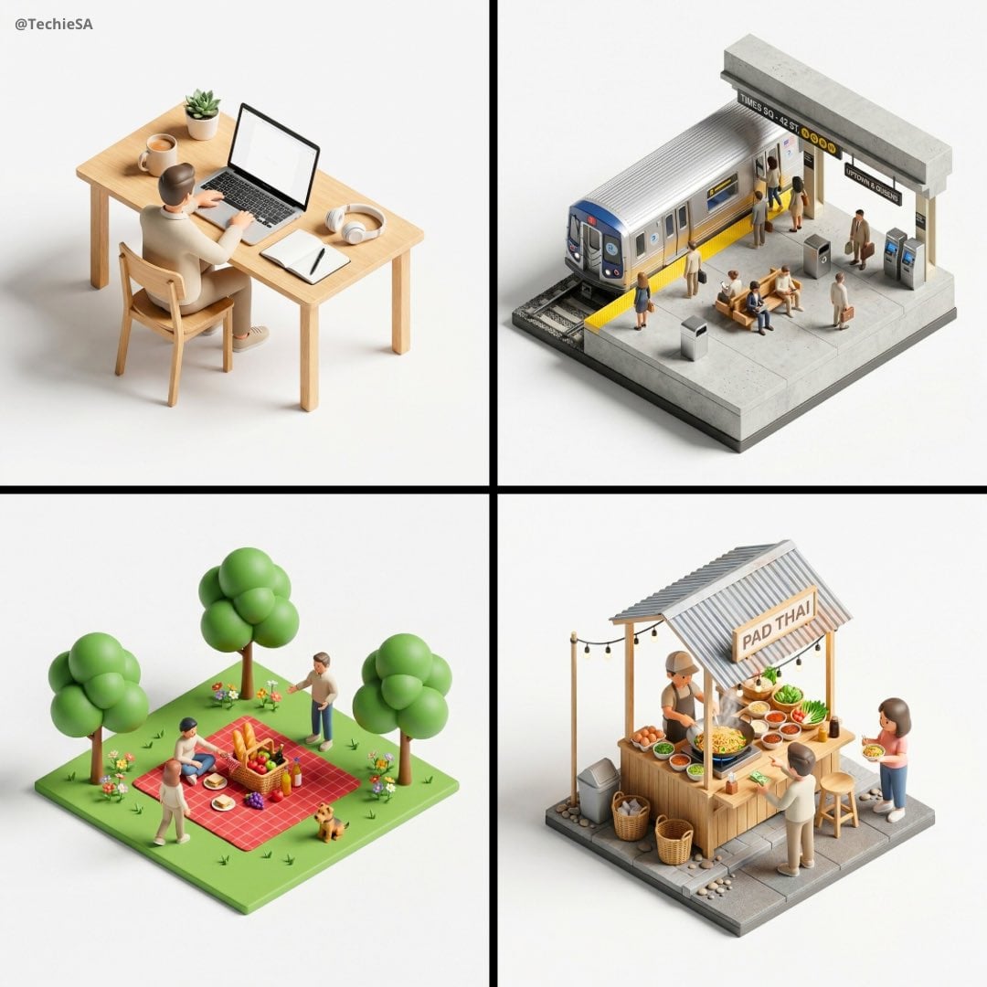 Isometric Miniature Scene Diorama
