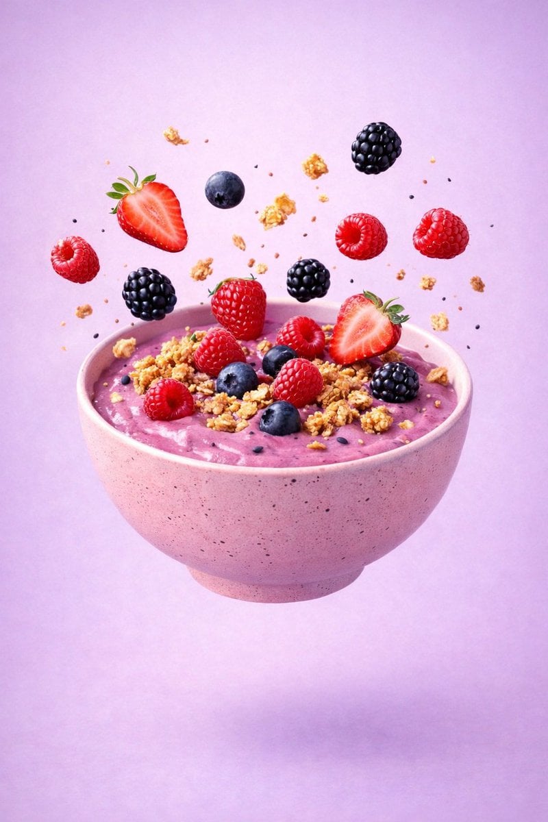 Floating Bowl High-Speed Food Splash Photo(2)