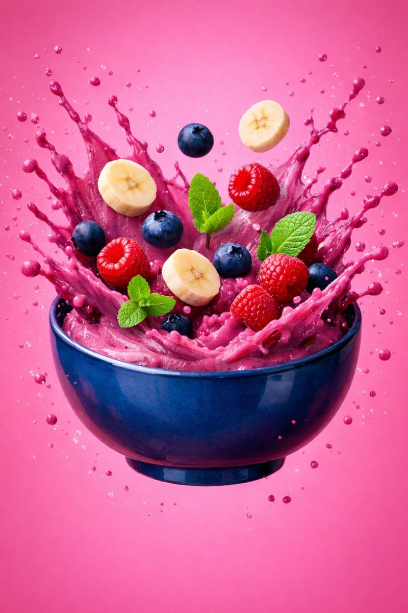 Floating Bowl High-Speed Food Splash Photo(3)