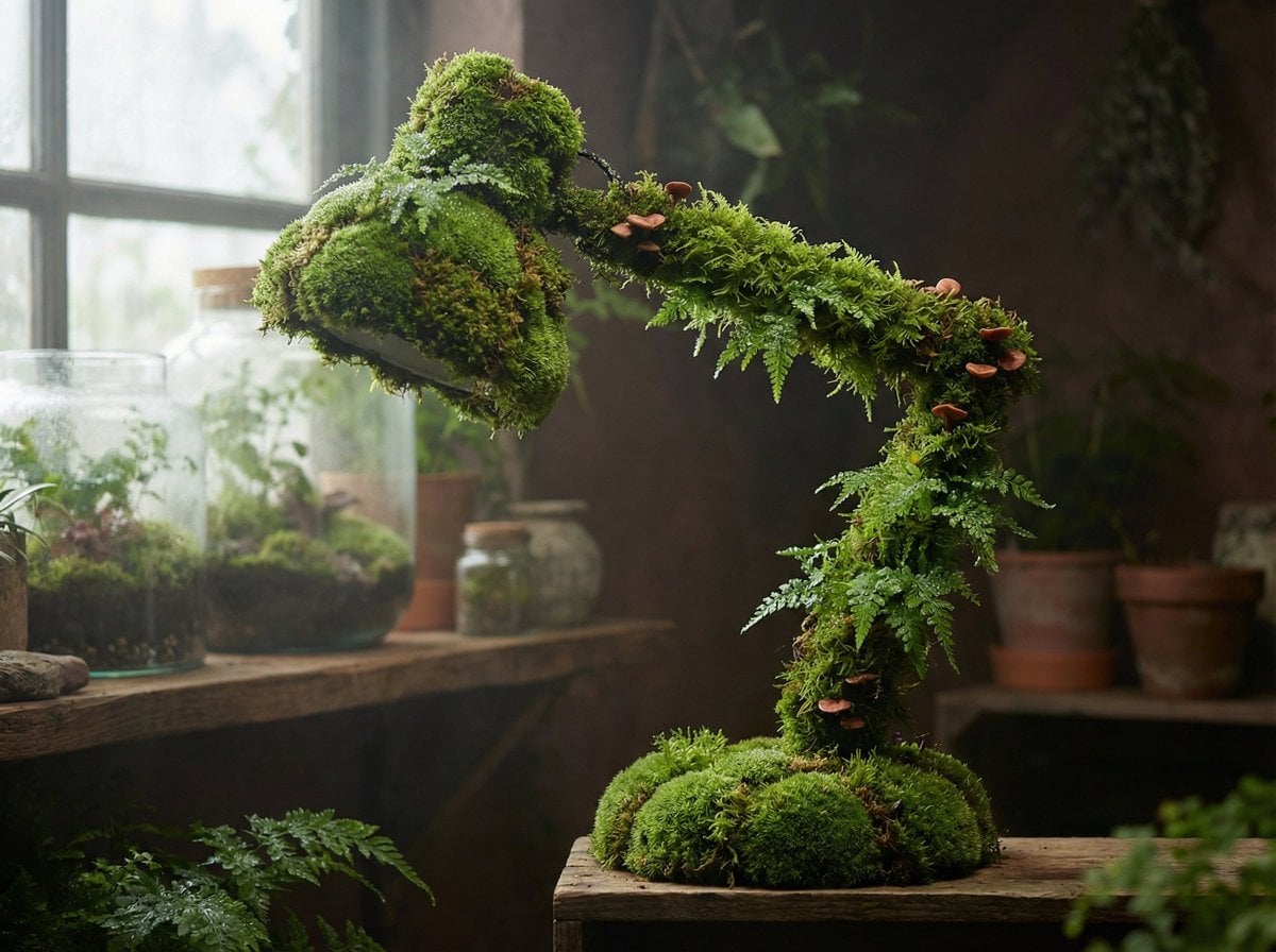 Living Moss Product Photo in Botanical Studio