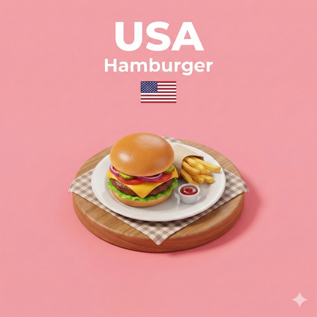 Isometric 3D Signature Dish Diorama