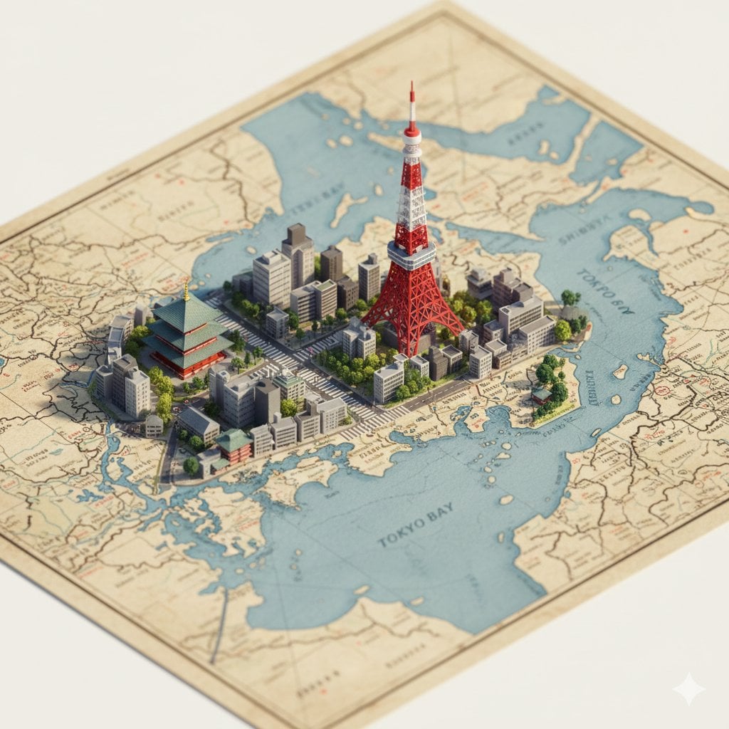 Miniature Isometric City Map Diorama(2)