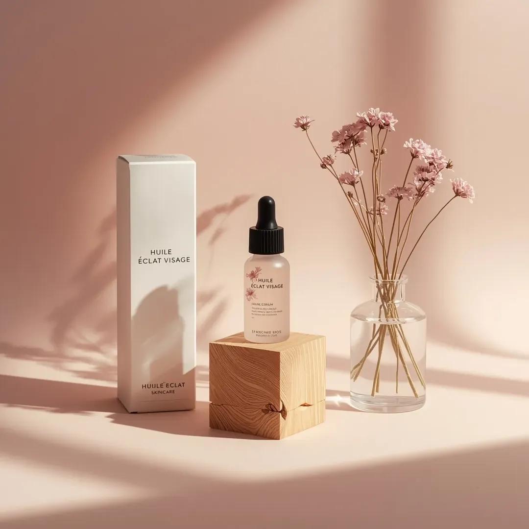 Pink Facial Oil Dropper Bottle Product Photo(2)
