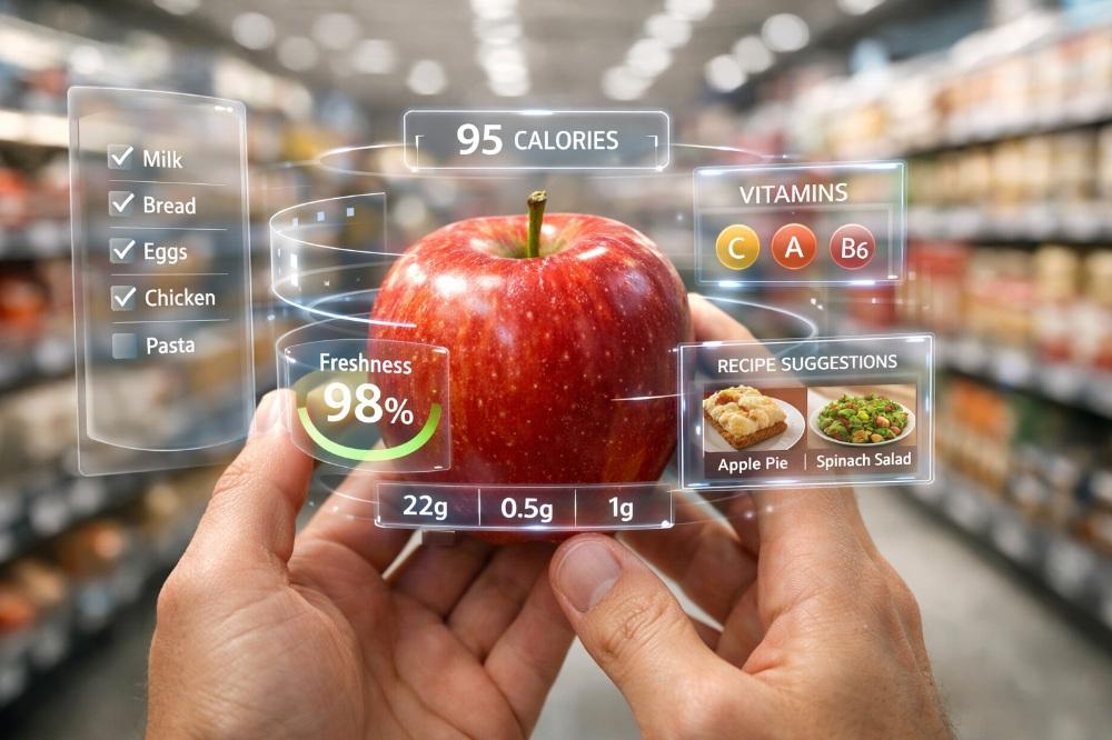 First-Person Fruit Shopping with AR Nutrition HUD(3)