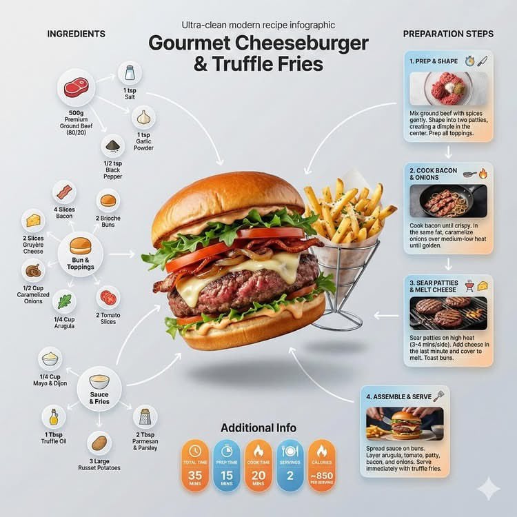 Modern Recipe Infographic for Finished Food Dishes(2)