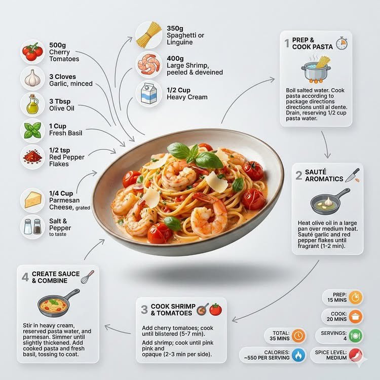 Modern Recipe Infographic for Finished Food Dishes(4)