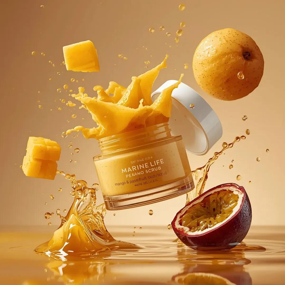Exploding Mango Body Scrub Skincare Product Shot(4)
