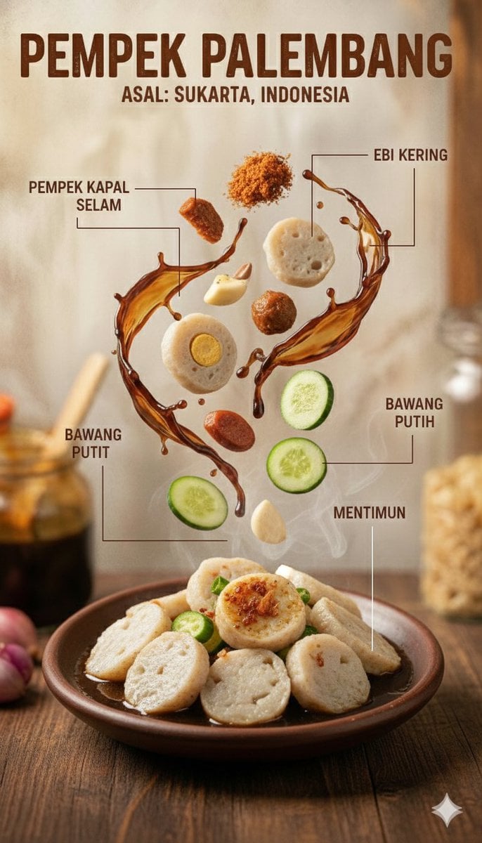 Indonesian Food Infographic with Steaming Bowl(3)