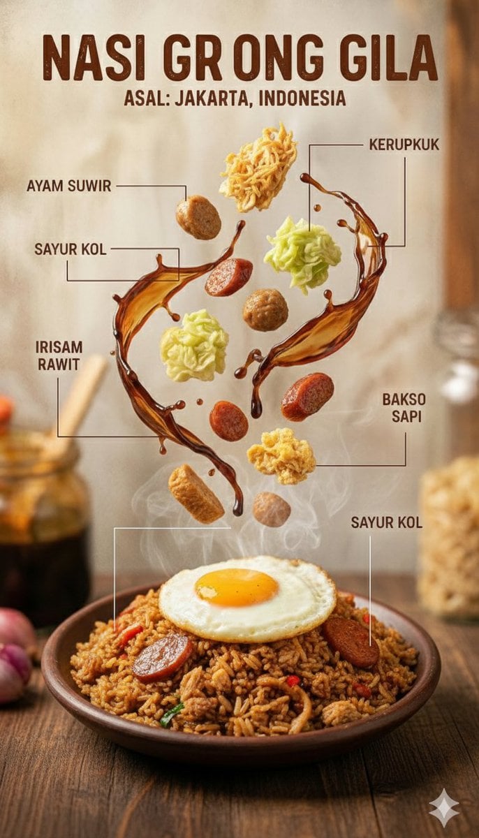 Indonesian Food Infographic with Steaming Bowl(4)