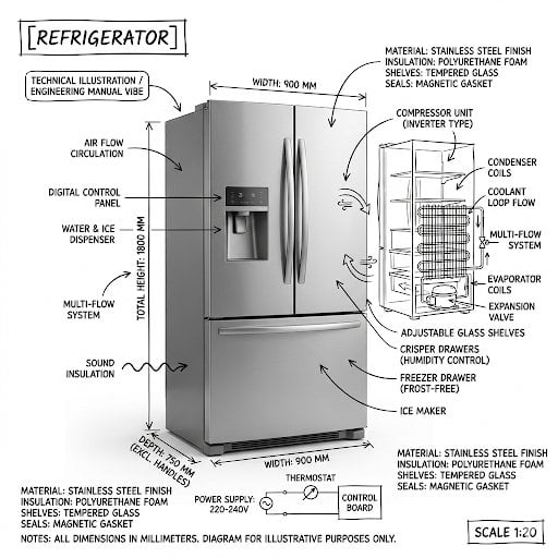 Annotated Washing Machine Cutaway Infographic(2)