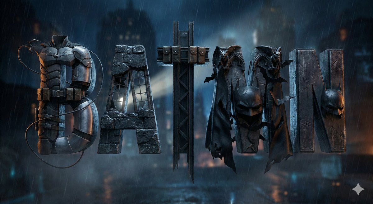 Cinematic 3D Narrative Typography in Metal and Stone (3)