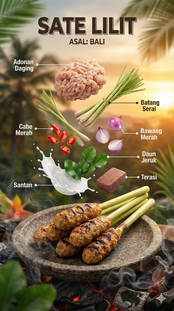 Indonesian Dish with Floating Ingredients(2)