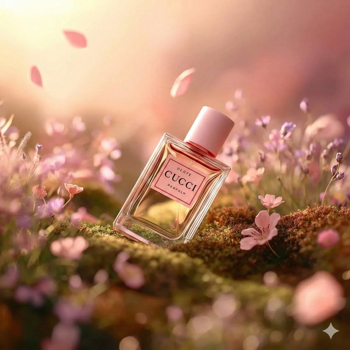Luxury Perfume Product Shot in a Fantasy Meadow(2)