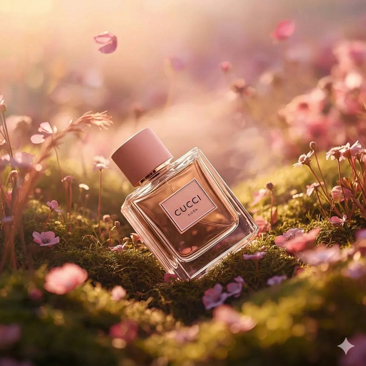 Luxury Perfume Product Shot in a Fantasy Meadow(3)
