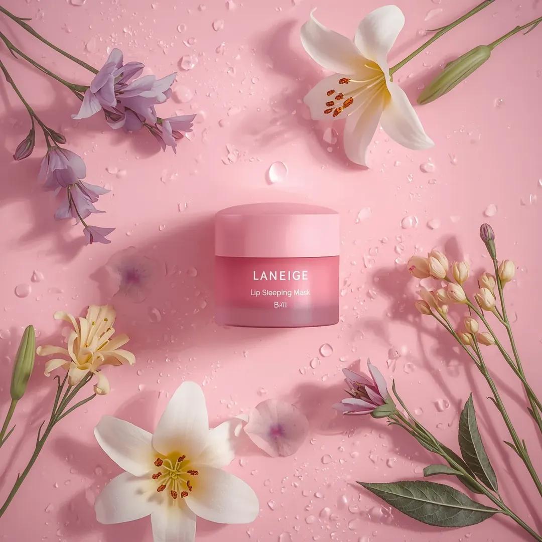 Pink Laneige Lip Mask Dewy Beauty Product Shot(2)