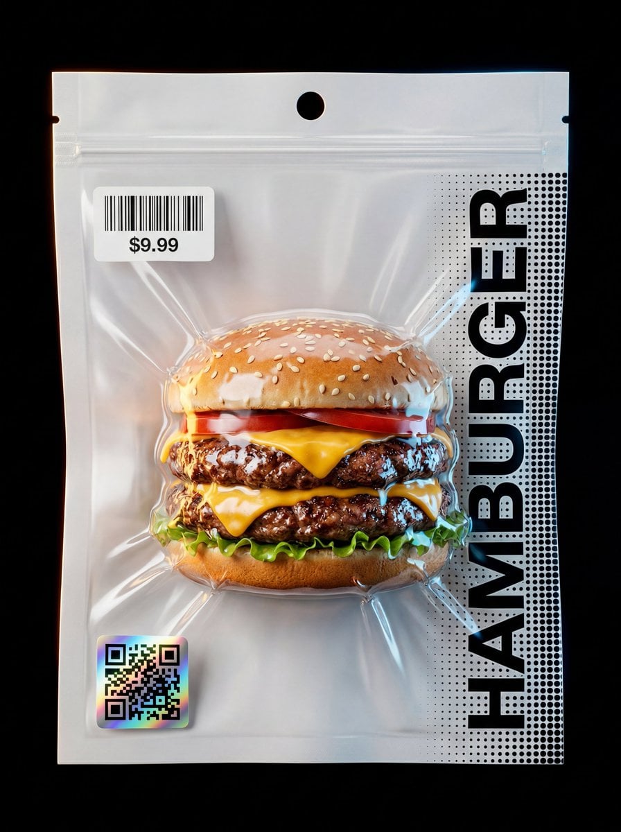 Vacuum Sealed Object Product Shot
