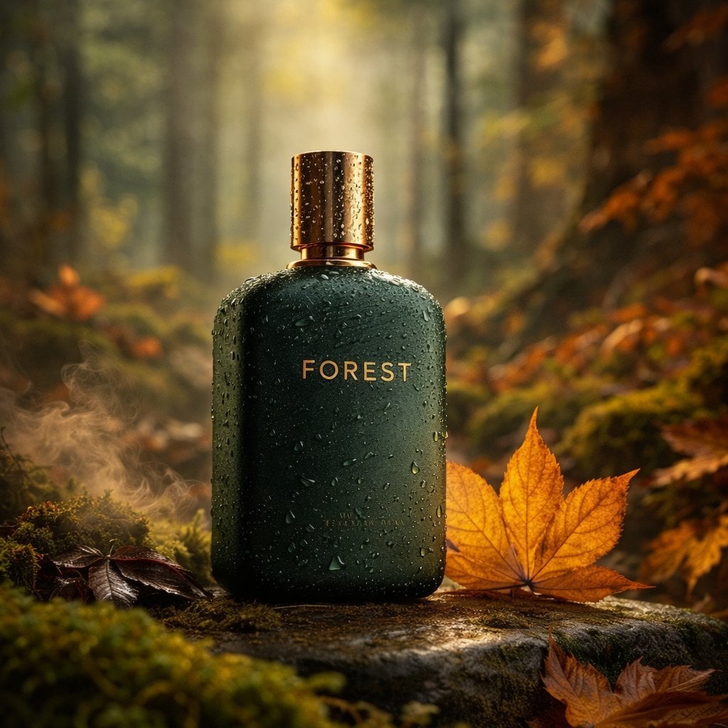 Forest Skincare and Perfume Product Photography(3)
