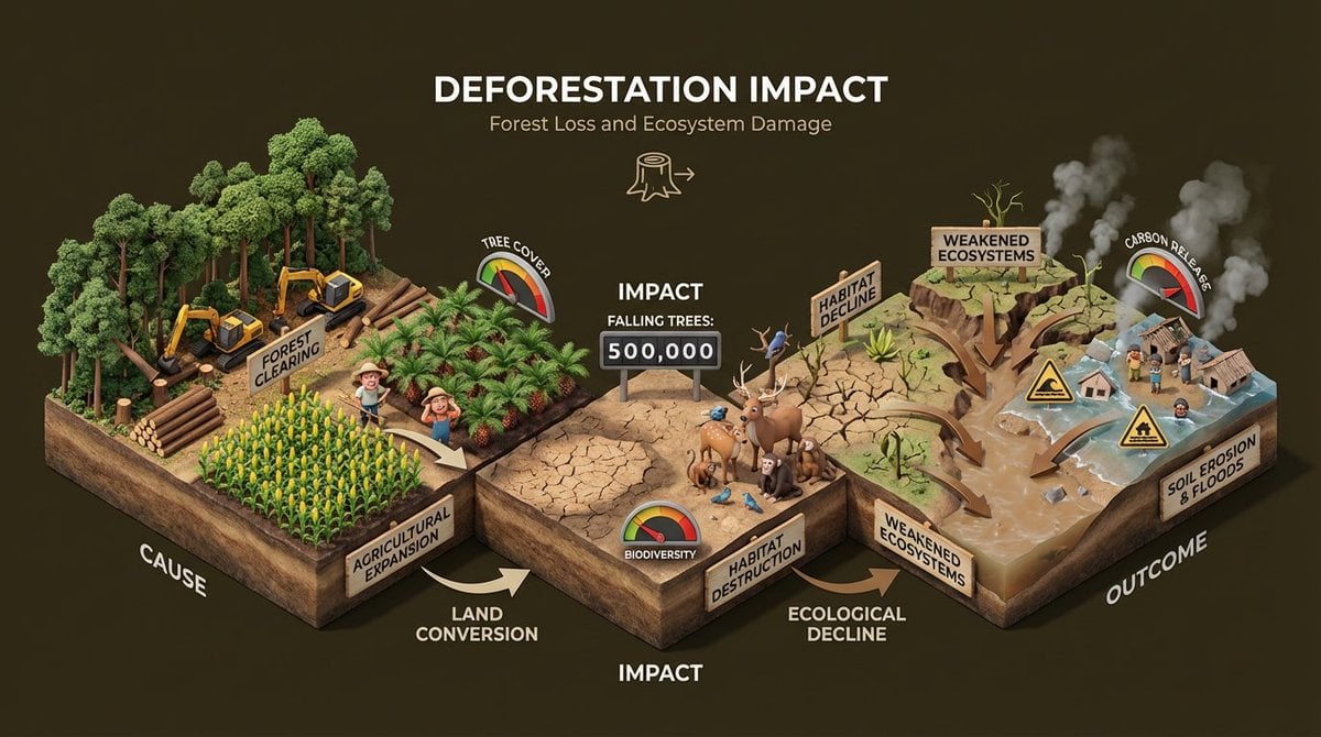 Environmental Impact Isometric Diorama Infographic (3)