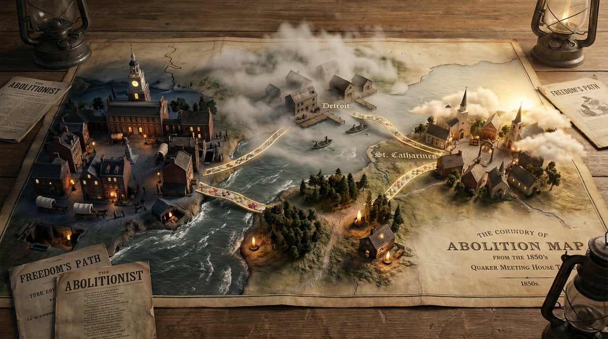 Weathered Map with Miniature City Worlds(2)