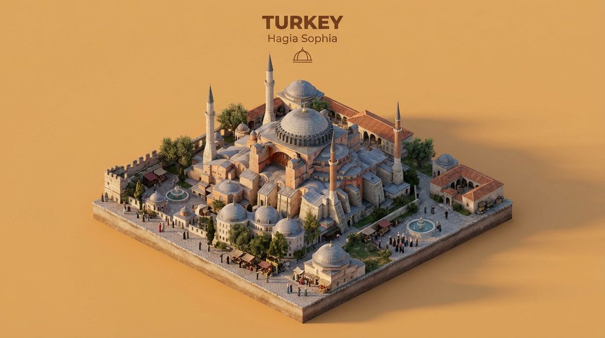 Isometric Landmark Architecture Diorama (2)