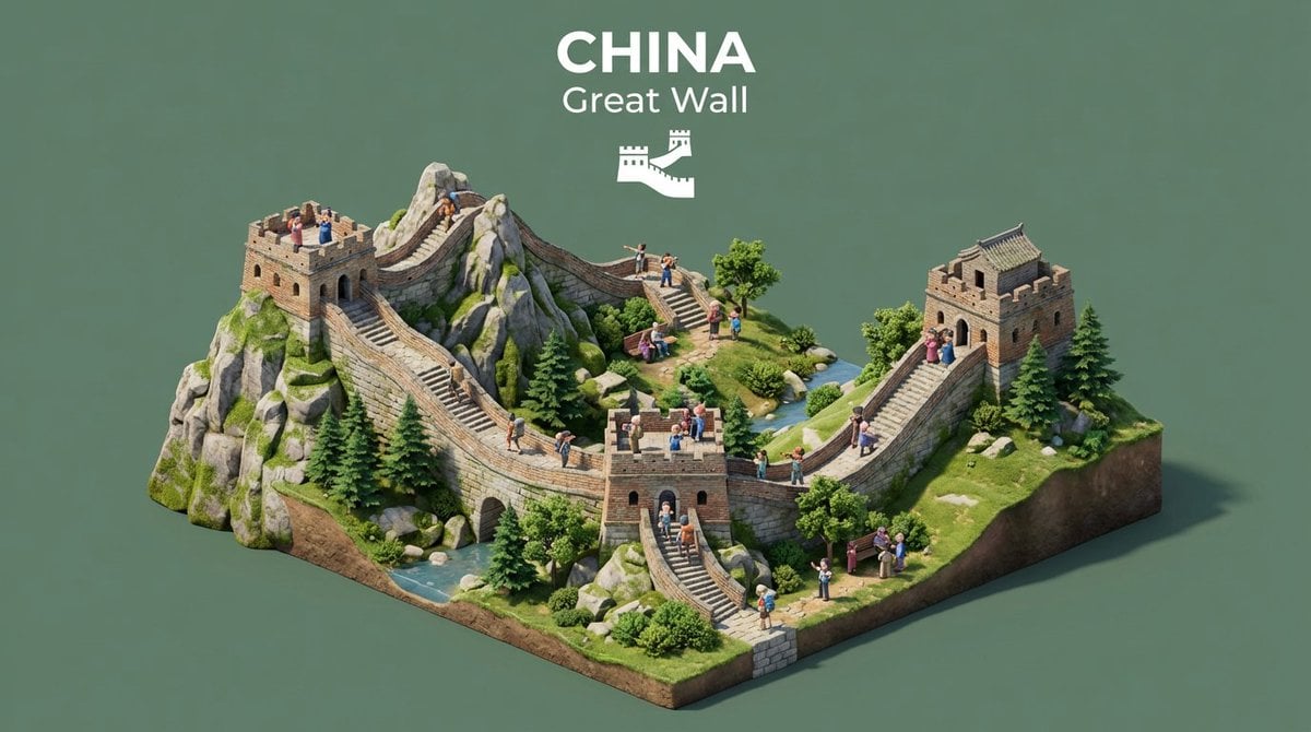 Isometric Landmark Architecture Diorama (3)