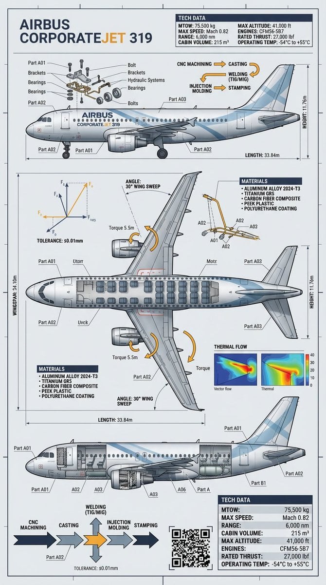 Industrial Object Engineering Infographic