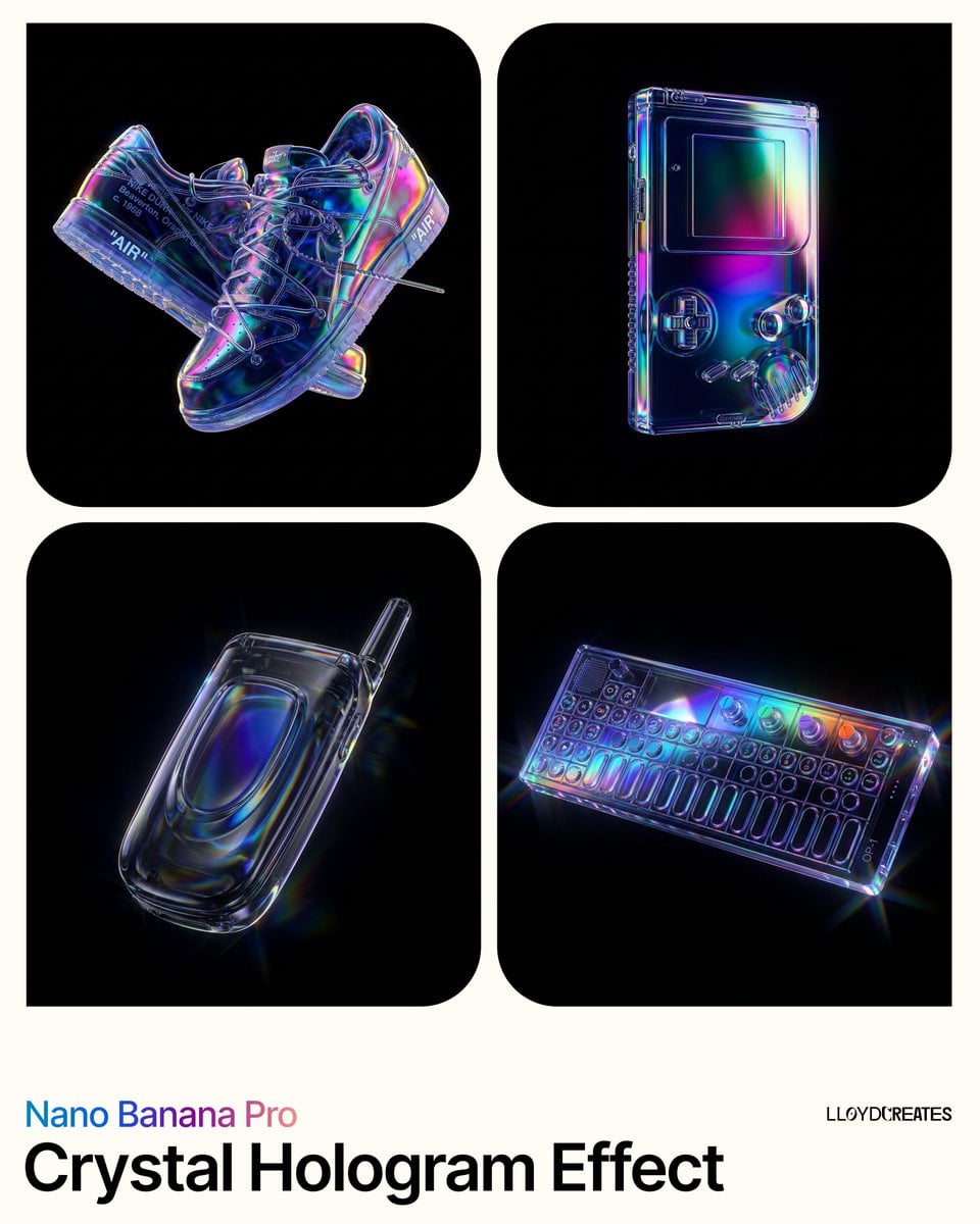 Levitating Obsidian Glass Product on Black