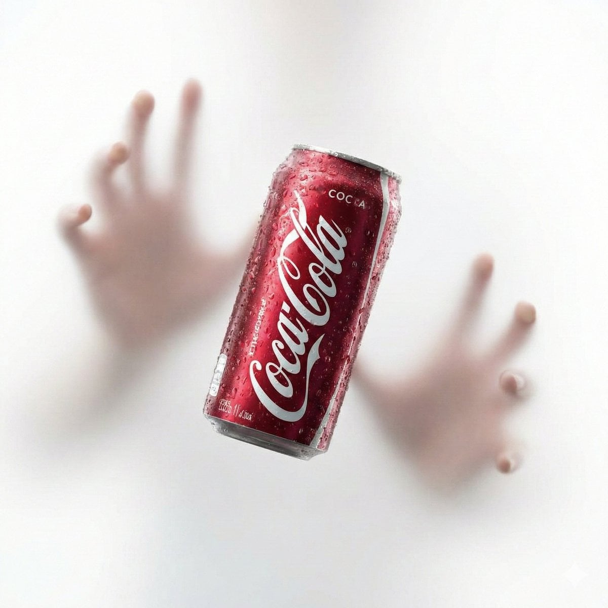 Floating Product Photo with Frosted Glass Hands(2)