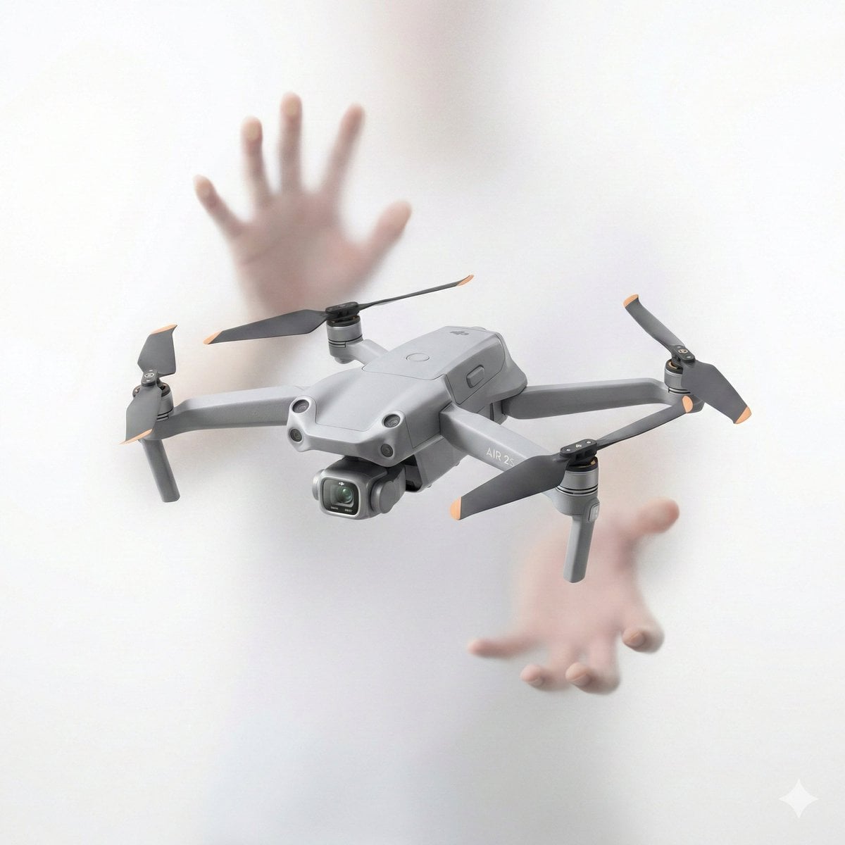 Floating Product Photo with Frosted Glass Hands(3)